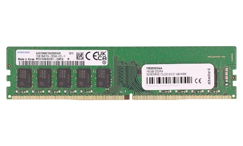 RAM-geheugen 1x 16GB 2-POWER ECC UNBUFFERED DDR4 2Rx8 3200MHz PC4-25600 UDIMM | MEM9804A