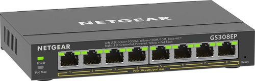 Schakelaar Netgear GS308EP-100PES 8x 1Gb 62 W PoE+