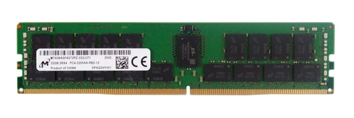 RAM-geheugen 1x 32GB Micron ECC REGISTERED DDR4 2Rx4 3200MHz PC4-25600 RDIMM | MTA36ASF4G72PZ-3G2