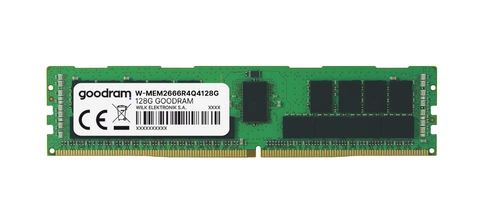 RAM-geheugen 1x 128GB Goodram DDR4 4Rx4 2666MHz PC4-21300 ECC REGISTERED  | W-MEM2666R4Q4128G