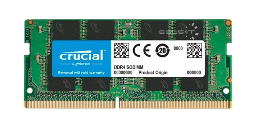 RAM-geheugen 1x 16GB Crucial SO-DIMM DDR4 2400MHz PC4-19200 | CT16G4SFD824A.C16FBD1