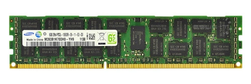 RAM-geheugen 1x 8GB Samsung ECC REGISTERED DDR3 1333MHz PC3-10600 RDIMM | M393B1K70DH0-YH9