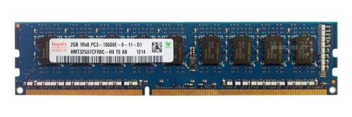 RAM-geheugen 1x 2GB Hynix ECC UNBUFFERED DDR3 1333MHz PC3-10600 UDIMM | HMT325U7CFR8C-H9