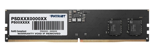 RAM-geheugen 1x 16 GB Patriot NON-ECC UNBUFFERED DDR5 4800MHz PC5-38400 UDIMM | PSD516G480081