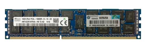 RAM-geheugen 1x 16GB Hynix ECC REGISTERED DDR3 1333MHz PC3-10600 RDIMM | HMT42GR7AFR4A-H9