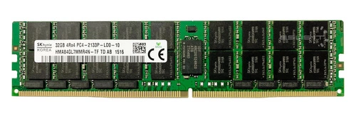 RAM-geheugen 1x 32GB Hynix ECC LOAD REDUCED DDR4 2133MHz PC4-17000 LRDIMM | HMA84GL7MMR4N-TF