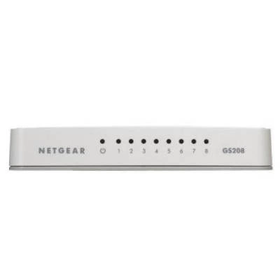 Schakelaar Netgear GS208-100PES 8x 10/100/1000
