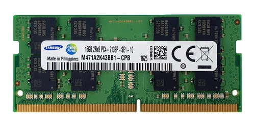 RAM-geheugen 1x 16GB Samsung SO-DIMM DDR4 2133MHz PC4-17000 | M471A2K43BB1-CPB