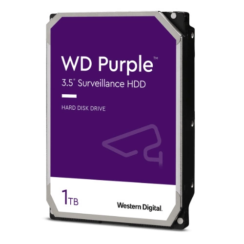 Harde schijf Western Digital  PURPLE 3.5'' HDD 1TB 5400RPM SATA 6Gb/s 64MB | WD11PURZ
