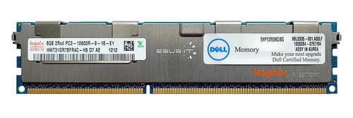 RAM-geheugen 1x 8GB Hynix ECC REGISTERED DDR3 2Rx4 1333MHz PC3-10600 RDIMM | HMT31GR7BFR4C-H9