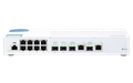 Schakelaar QNAP QSW-M408-2C 8x 1Gb 2x SFP+ 2x RJ-45/SFP+