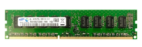 RAM-geheugen 1x 4GB Samsung ECC UNBUFFERED DDR3 2Rx8 1333MHz PC3-10600 UDIMM | M391B5273CH0-YH9