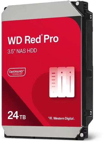 Harde schijf Western Digital  RED PRO 3.5'' HDD 24TB 7200RPM SATA 6Gb/s 512MB | WD240KFGX