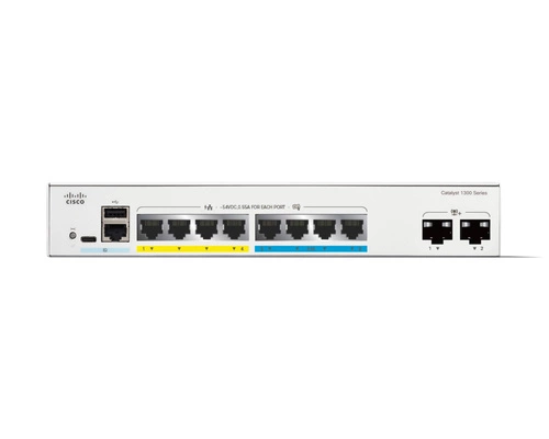 Switch Cisco Catalyst C1300-8MGP-2X 4x 1Gb | 4x 2.5Gb 2x SFP+ 120 W PoE+