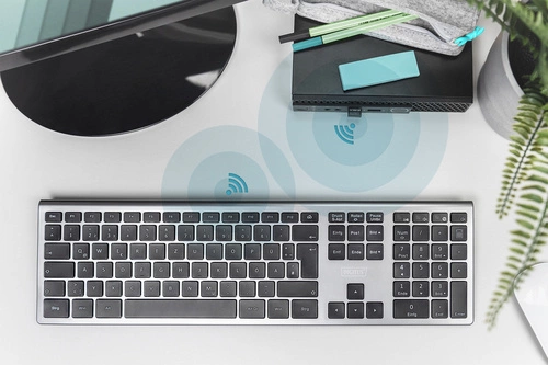 Draadloze toetsenbord Digitus DA-20159 QWERTZ