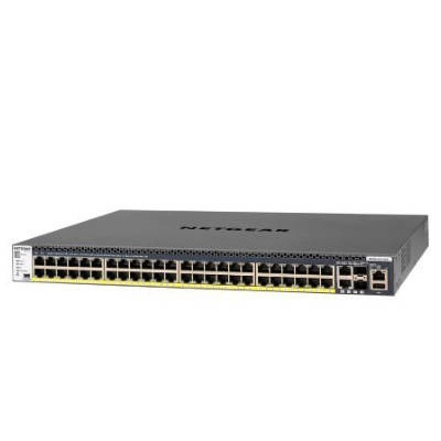 Schakelaar Netgear GSM4352PB-100NES 48x 10/100/1000 | 2x10/100/1000/10000 2x SFP+ 591 W PoE+