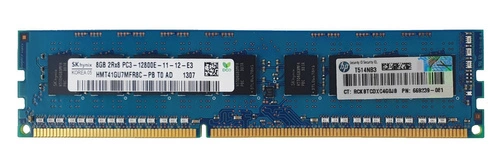 RAM-geheugen 1x 8GB Hynix ECC UNBUFFERED DDR3 1600MHz PC3-12800 UDIMM | HMT41GU7MFR8C-PB