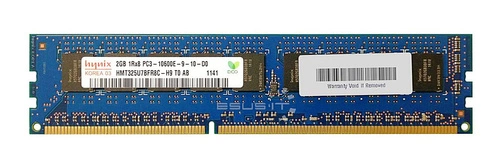 RAM-geheugen 1x 2GB Hynix ECC UNBUFFERED DDR3 1Rx8 1333MHz PC3-10600 UDIMM | HMT325U7BFR8C-H9