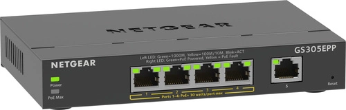 Schakelaar Netgear GS305EPP-100PES 5x 1Gb 120 W PoE+