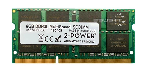 RAM-geheugen 1x 8GB 2-POWER SO-DIMM DDR3 1600MHz PC3-12800 | MEM5203S
