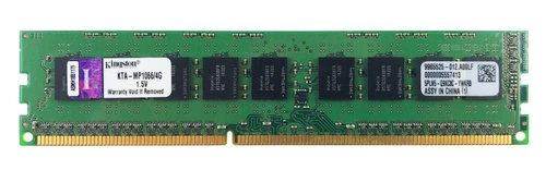 RAM-geheugen 1x 4GB Kingston ECC UNBUFFERED DDR3 1066MHz PC3-8500 UDIMM | KTA-MP1066/4G