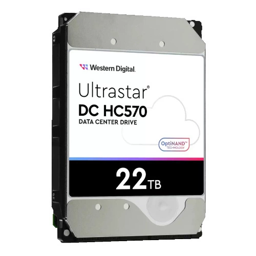 Harde schijf Western Digital Ultrastar DC HC570 3.5'' HDD 22TB 7200RPM SAS 12Gb/s 512MB | 0F48052
