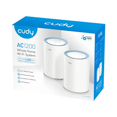 Toegangspunt Cudy M1200(2-PACK) 2.4 GHz | 5 GHz 867 Mbps 802.11 a/b/g/n/ac