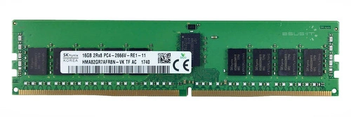 RAM-geheugen 1x 16GB Hynix ECC REGISTERED DDR4 2Rx8 2666MHz PC4-21300 RDIMM | HMA82GR7AFR8N-VK