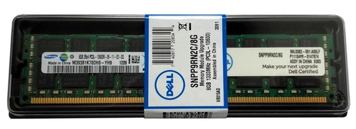 RAM-geheugen 1x 8GB DELL PowerEdge & Precision Workstation DDR3 1333MHz ECC REGISTERED | SNPP9RN2C/8G