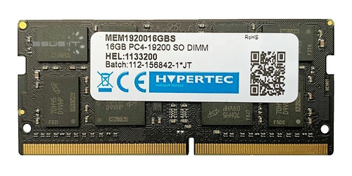 RAM-geheugen 1x 16GB HYPERTEC SO-DIMM DDR4 2400MHz PC4-19200 | MEM1920016GBS 