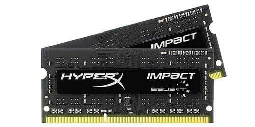 RAM-geheugen 2x 4GB Kingston SO-DIMM DDR3 1600MHz PC3-12800 | HX316LS9IBK2/8