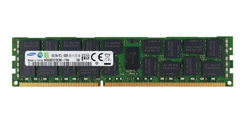 RAM-geheugen 1x 16GB Samsung ECC REGISTERED DDR3 2Rx4 1333MHz PC3-10600 RDIMM | M393B2G70CB0-YH9