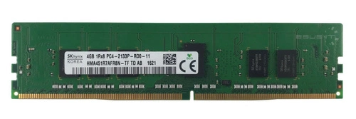 RAM-geheugen 1x 4GB Hynix ECC REGISTERED DDR4 2133MHz PC4-17000 RDIMM | HMA451R7AFR8N-TF