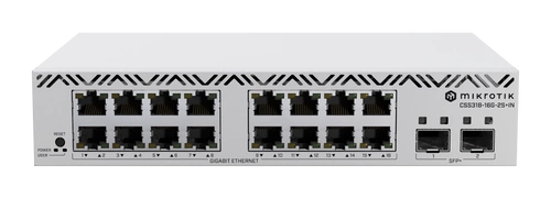 Schakelaar Mikrotik CSS318-16G-2S+IN 16x 100/1000 2x SFP+