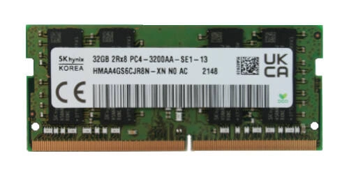 RAM-geheugen 1x 32GB Kingston DDR4 2Rx8 3200MHz PC4-25600 SO-DIMM  | KP6FH5-MIE