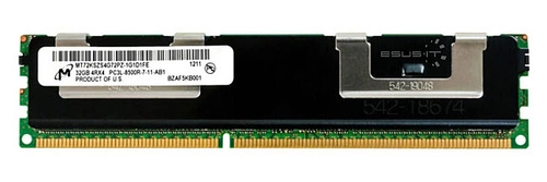 RAM-geheugen 1x 32GB Micron ECC REGISTERED DDR3 1066MHz PC3-8500 RDIMM | MT72KSZS4G72PZ-1G1