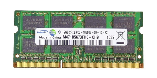 RAM-geheugen 1x 2GB Samsung SO-DIMM DDR3 1333MHz PC3-10600 | M471B5673FH0-CH9