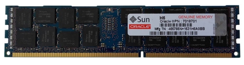 RAM-geheugen 1x 16GB Oracle Sun DDR3 1600MHz ECC REGISTERED | 7018701