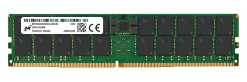 RAM-geheugen 1x 64GB Micron ECC REGISTERED DDR5 2Rx4 5600MHz PC5-44800 RDIMM | MTC40F2046S1RC56BR