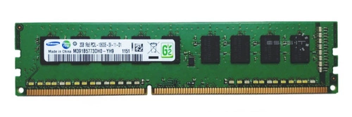 RAM-geheugen 1x 2GB Samsung ECC UNBUFFERED DDR3 1333MHz PC3-10600 UDIMM | M391B5773DH0-YH9