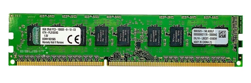 RAM-geheugen 1x 8GB Kingston ECC UNBUFFERED DDR3 1333MHz PC3-10600 UDIMM | KTH-PL313E/8G