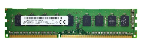 RAM-geheugen 1x 4GB Micron ECC UNBUFFERED DDR3 1600MHz PC3-12800 UDIMM | MT18JSF51272AZ-1G6
