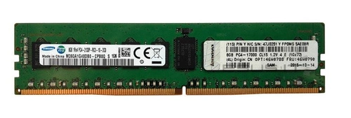 RAM-geheugen 1x 8GB Lenovo ThinkServer & System X DDR4 2133MHz ECC REGISTERED | 4X70G78061