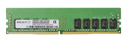RAM-geheugen 1x 8GB ESUS IT ECC UNBUFFERED DDR4 1Rx8 3200MHz PC4-25600 UDIMM | ESUD43200ES8/8G