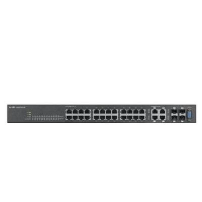 Schakelaar Zyxel GS2210-24-EU0101F 24x 10/100/1000 4x RJ-45/SFP