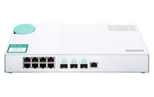 Schakelaar QNAP QSW-308-1C 8x RJ-45 10/100/1000 Mbps 1x RJ-45/SFP+ 2x SFP+