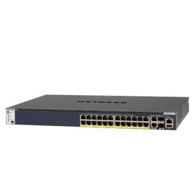 Schakelaar Netgear GSM4328PB-100NES 24x 10/100/1000 | 2x10/100/1000/10000 2x SFP+ 630 W PoE+