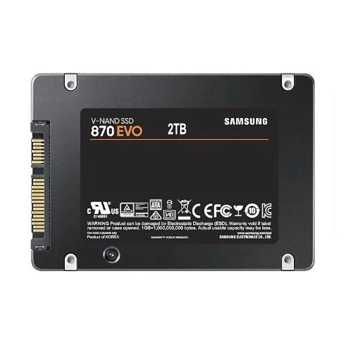 SSD-schijf Samsung 870 EVO 2000GB 2.5'' SATA 6Gb/s TLC | MZ-77E2T0B/EU