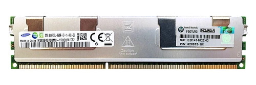 RAM-geheugen 1x 32GB Samsung ECC REGISTERED DDR3 1066MHz PC3-8500 RDIMM | M393B4G70BM0-YF8