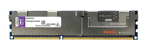 RAM-geheugen 1x 16GB Kingston ECC REGISTERED DDR3 1866MHz PC3-14900 RDIMM | KTA-MP318/16G